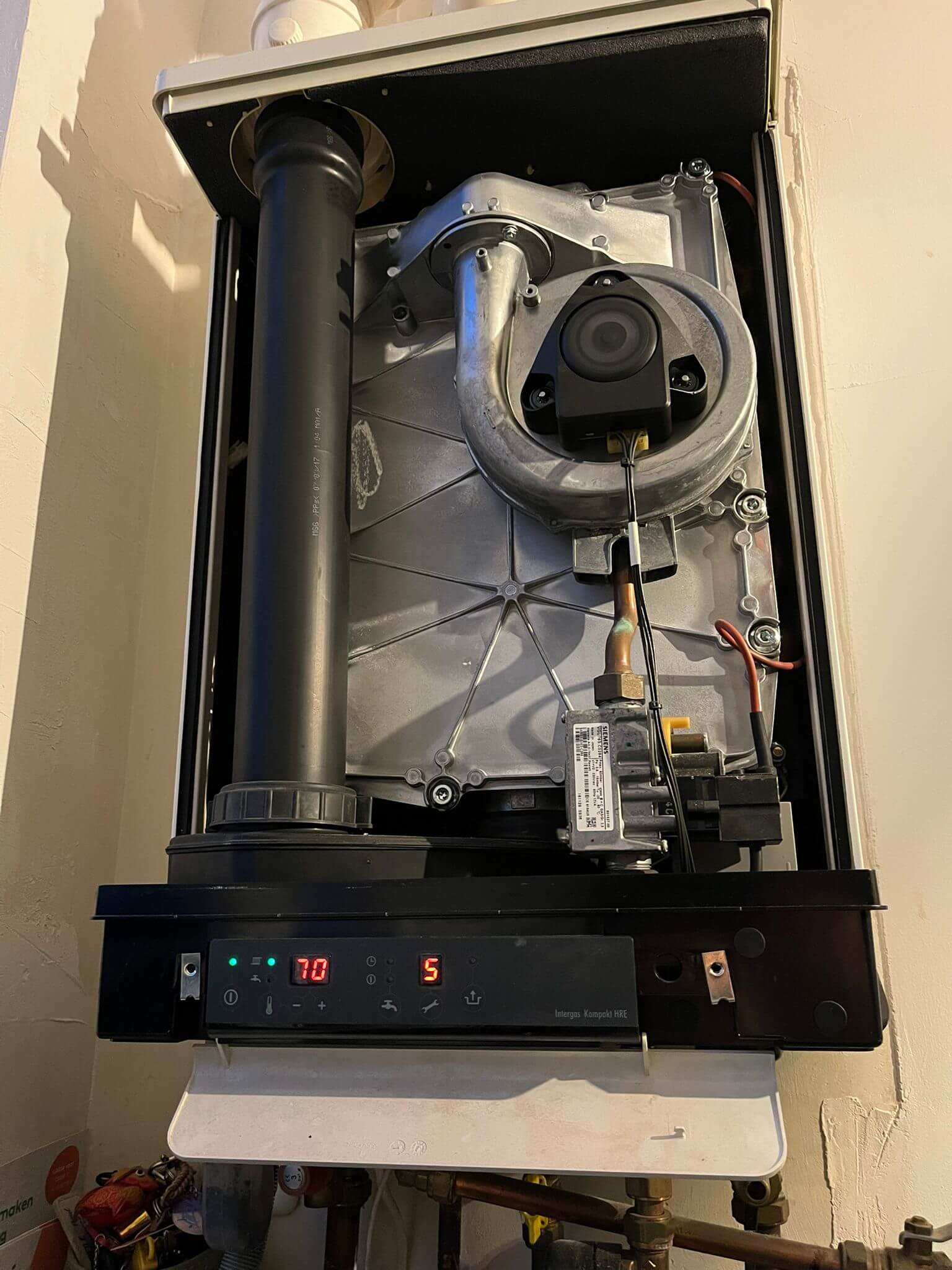 Intergas storing
